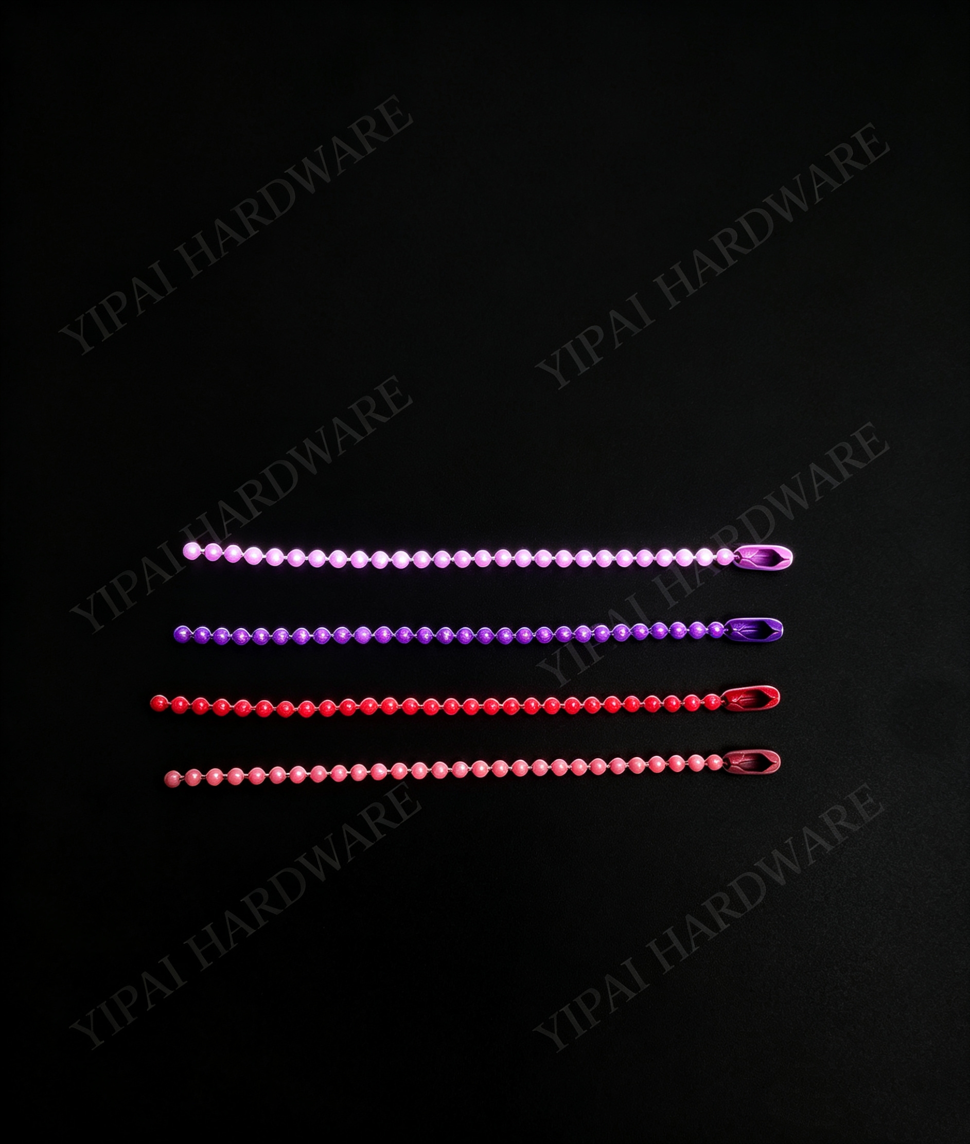 Stainless Steel Color-Painted Beaded Ball Chain