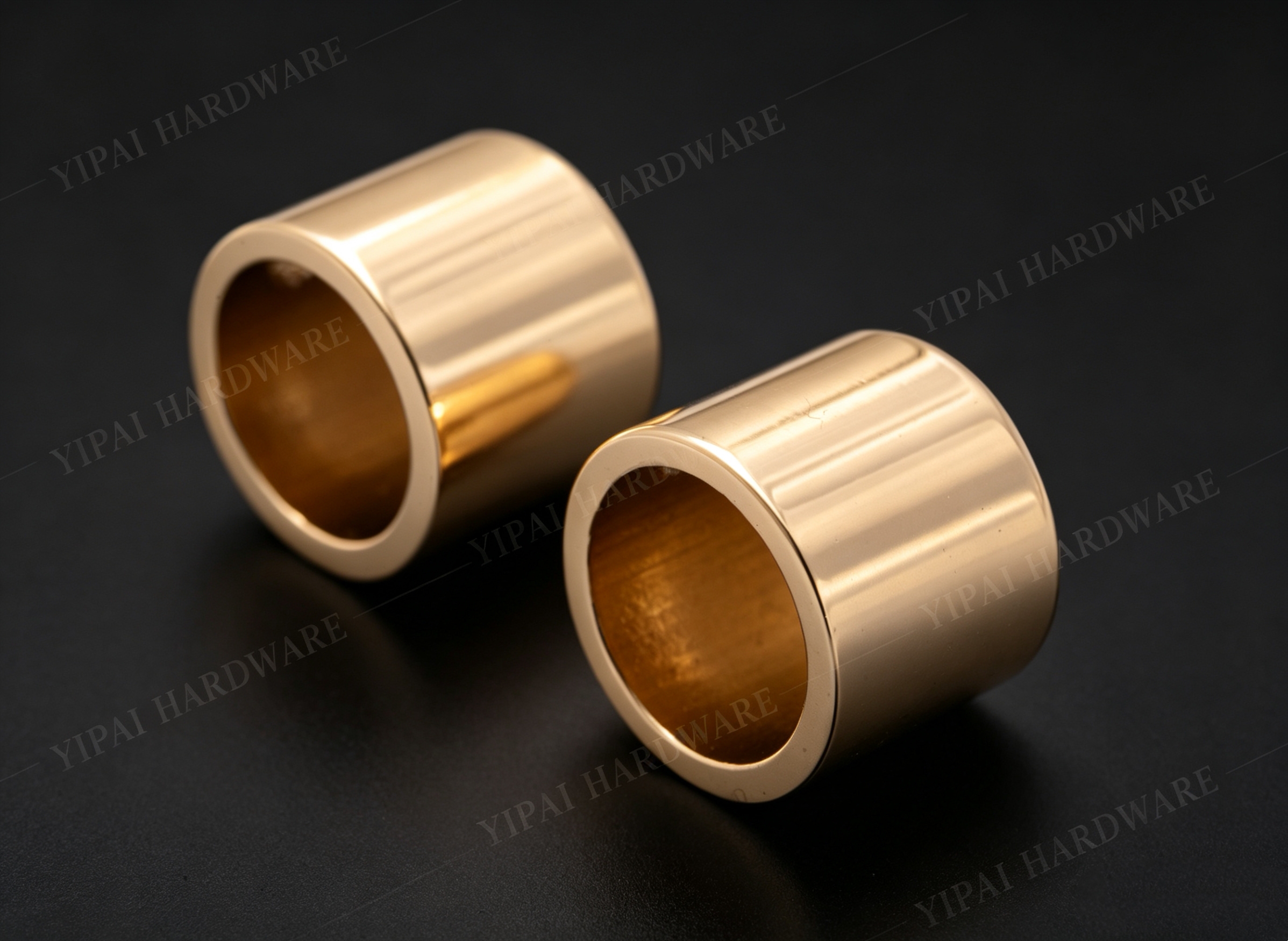 YIPAI Hardware Adjustable Gold-Plated Cord End Stoppers