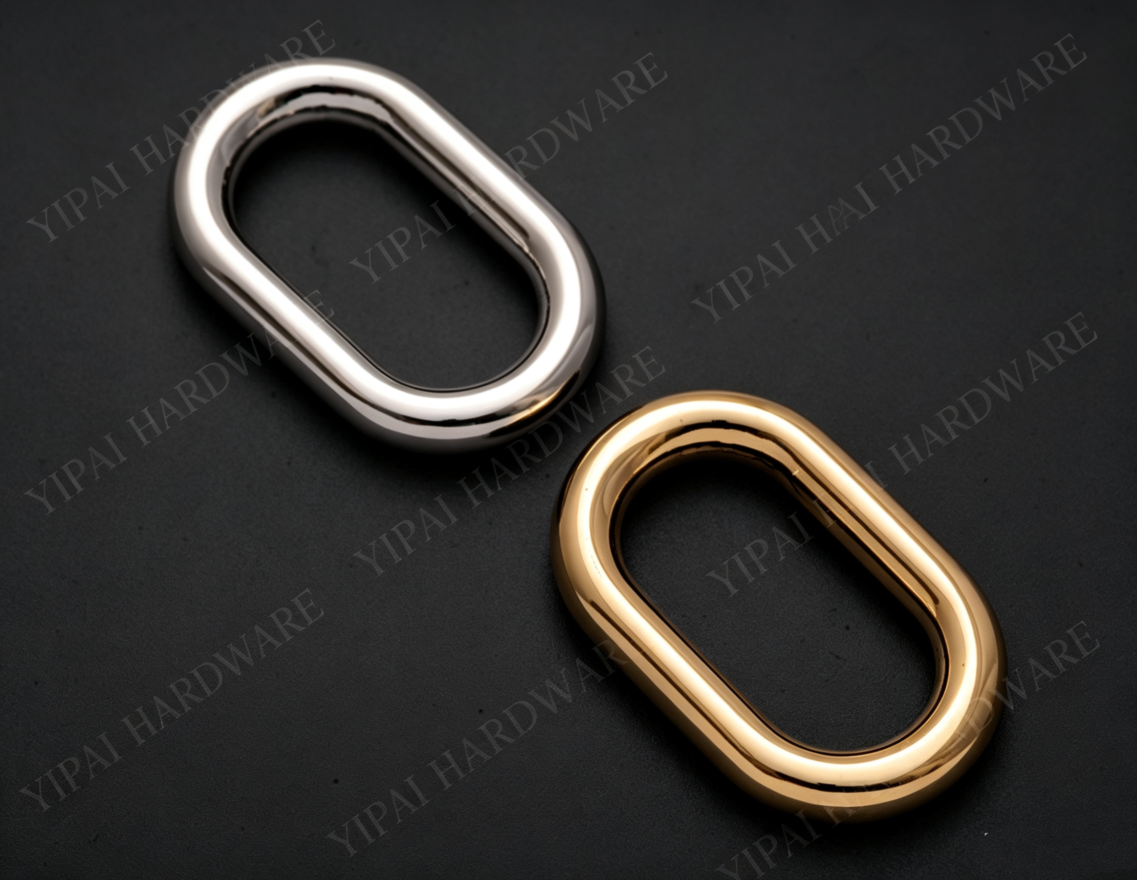 YIPAI Hardware Customizable Zinc Alloy Oval Rings