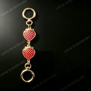 Strawberry Delight Gold-Plated Bag Extender